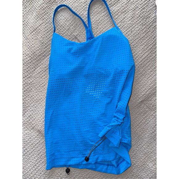 NWT-Nike Swim Essentials Women's Layered Tankini- size Medium 💙 Photo Blue - Picture 6 of 16